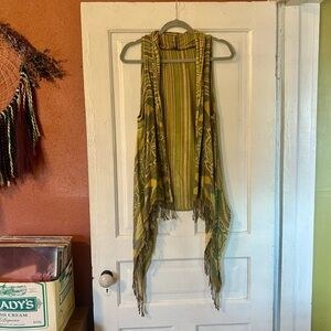 Boho Sleeveless Cardigan Vest